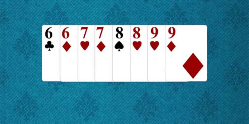 Bộ 3 đôi thông trong game Tiến lên miền Nam